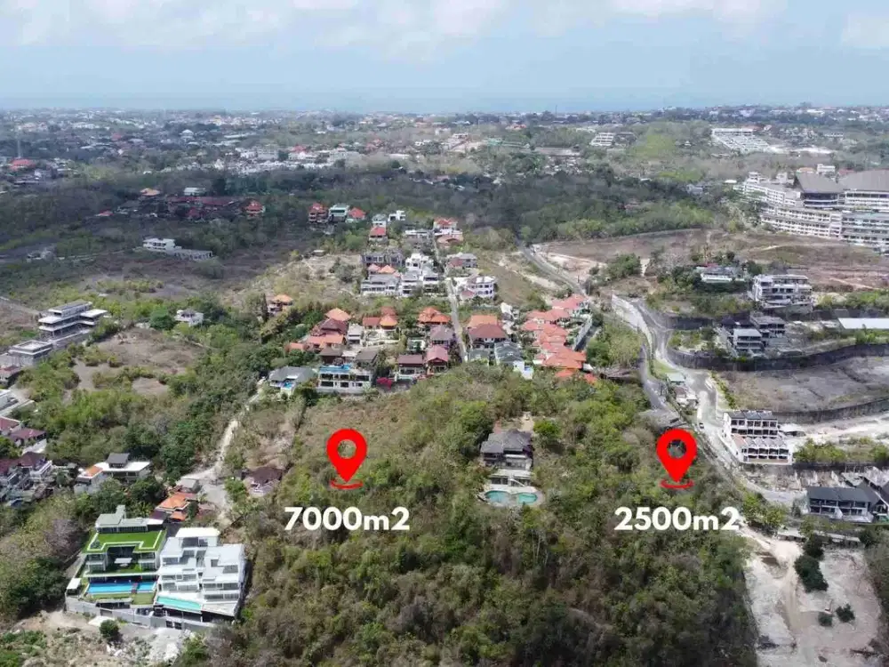 Tanah Residensial 25 Are atau 75 Are di Balangan, hanya 3 menit dari Renaissance Uluwatu.