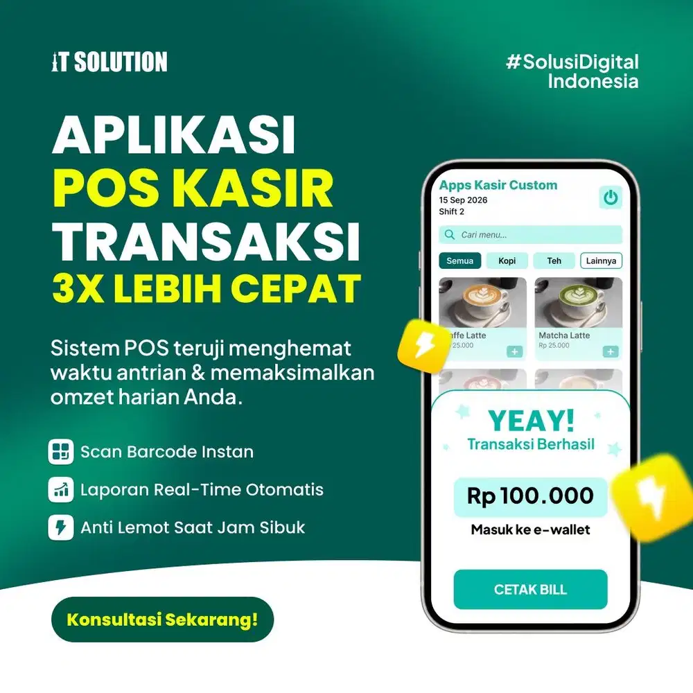 Jasa Pembuatan Aplikasi POS Kasir Profesional untuk Bisnis