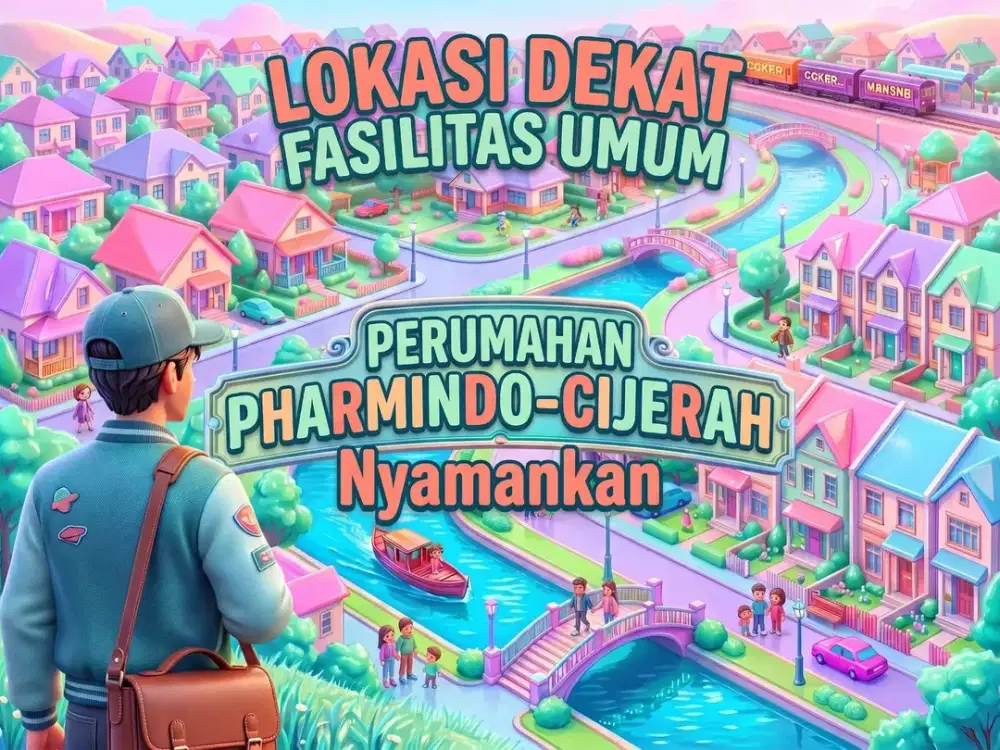 SEWA RUMAH DI KOMPLEK PHARMINDO, CIJERAH, MELONG, CIMAHI SELATAN.