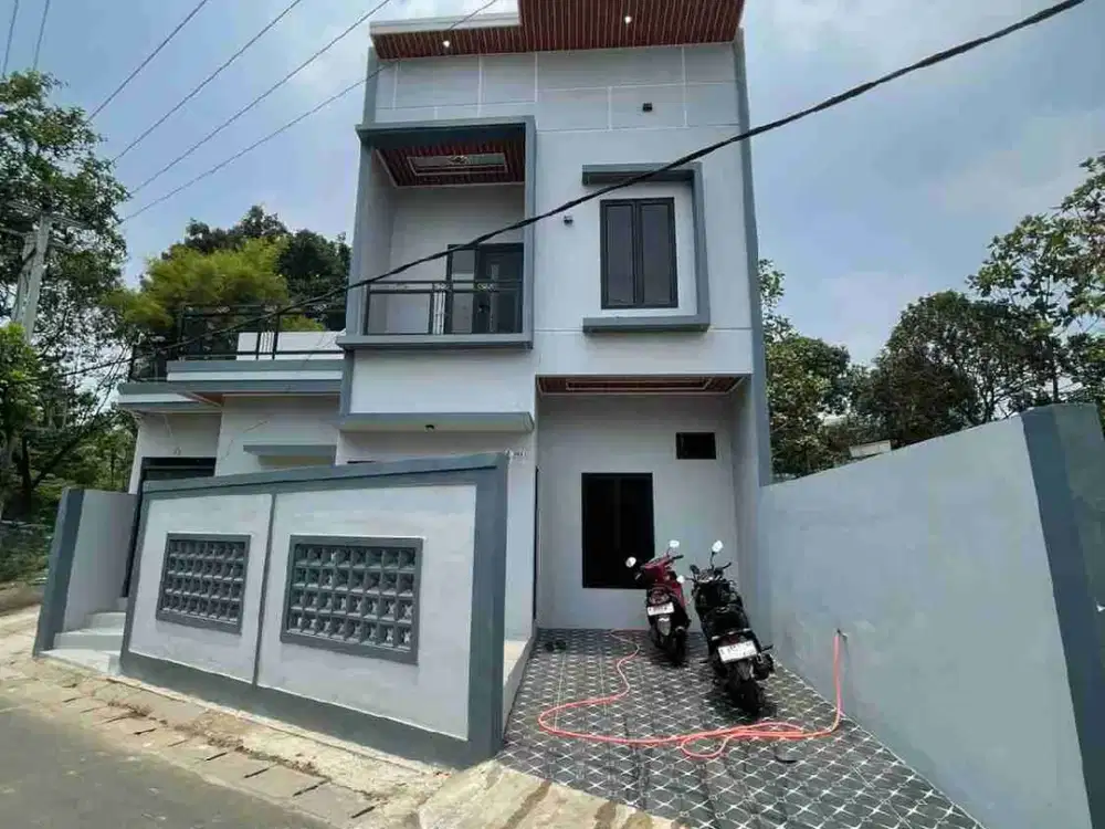 Rumah mewah plus warung di Pitara Depok..