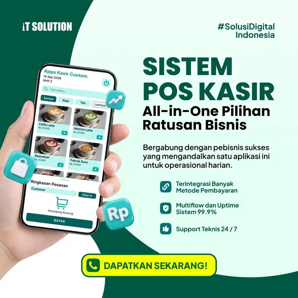 Jasa Pembuatan Sistem POS Kasir Profesional untuk Bisnis