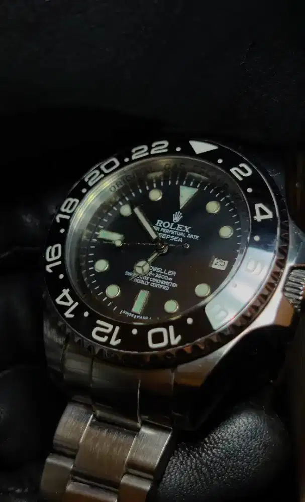 JAM TANGAN PRIA Automatic Oyster Perpetual Date Sea-Dweller Mix GMT