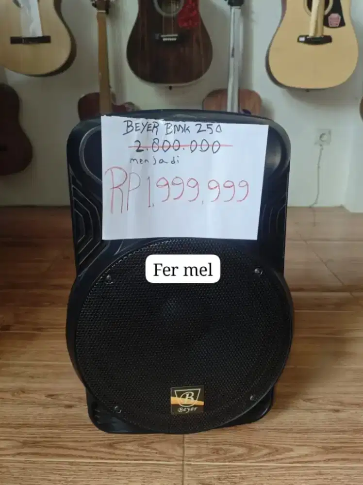 Flash sale speaker portable Beyer BMK 250 bonos mic wireless