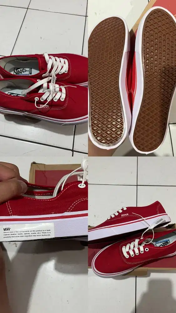 Vans Authentic Red uk 42