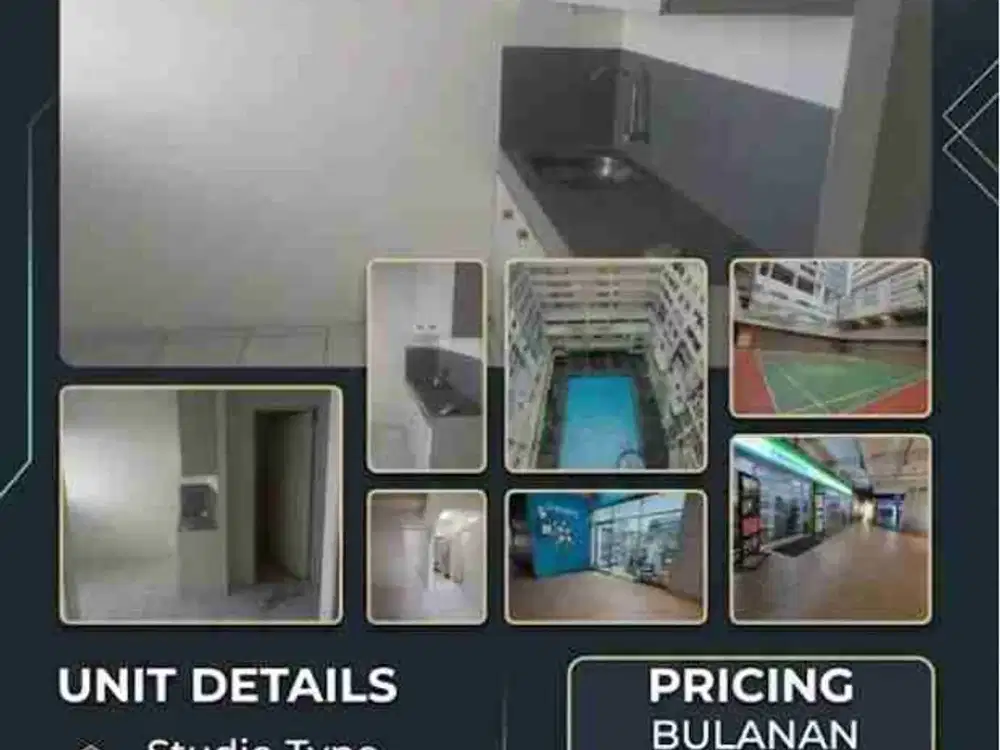 Menteng Square disewakan bulanan 2 BR semifurnished