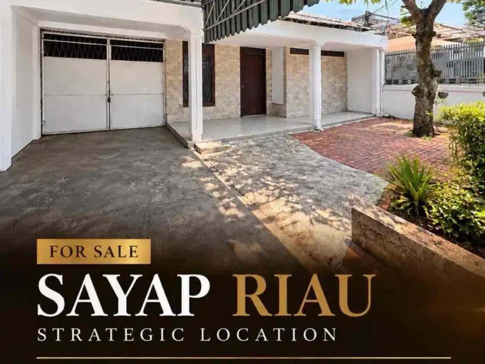 dijual rumah 1,5 lantai di sayap Riau Cihapit bandung