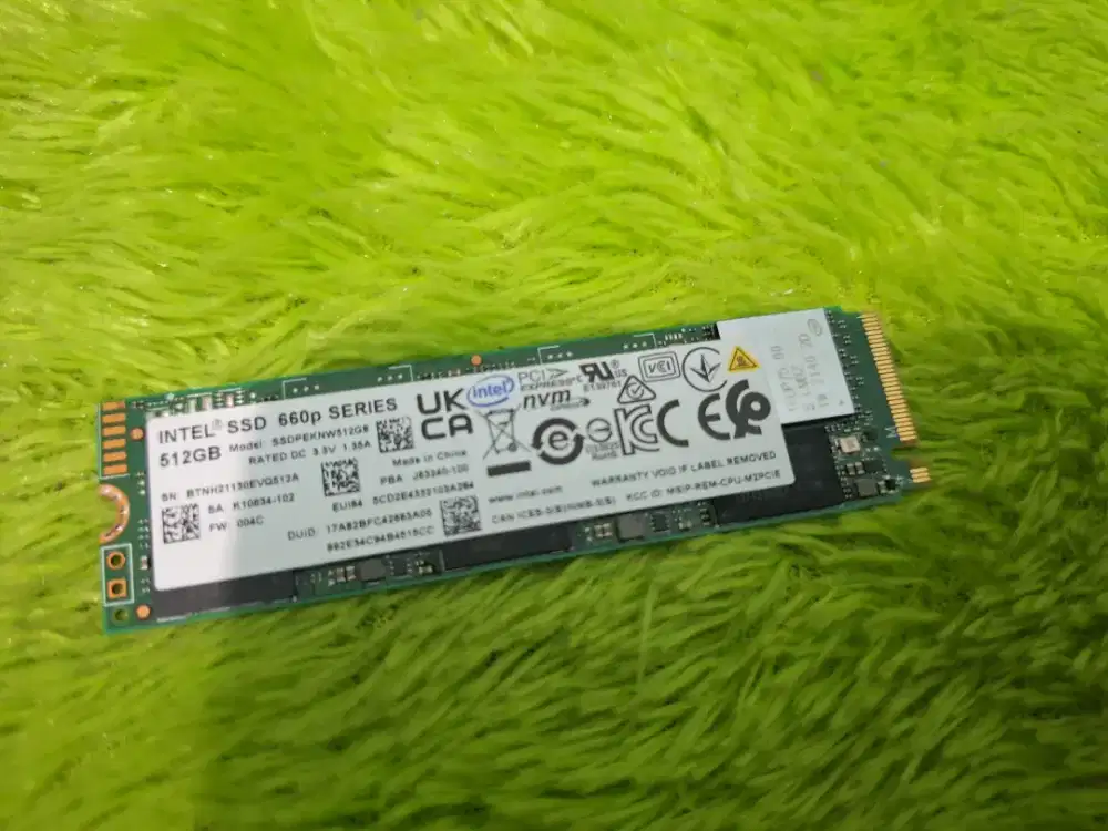 Bismillah dijual ssd nvme 512gb kondisi ok tes ok sentinel 100%/90%
