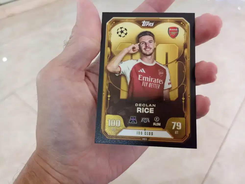 Kartu Bola Rare Import Declan Rice Original