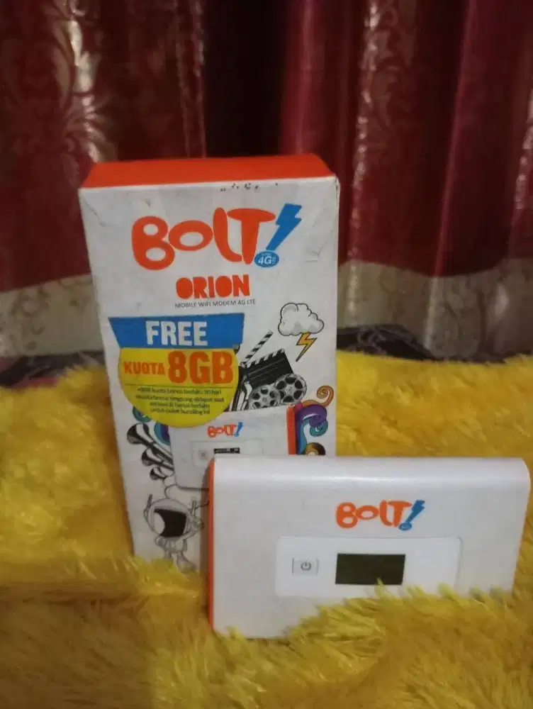 Modem Wifi Bolt Orion 4G LTE Lengkap Kotak Dus Bekas