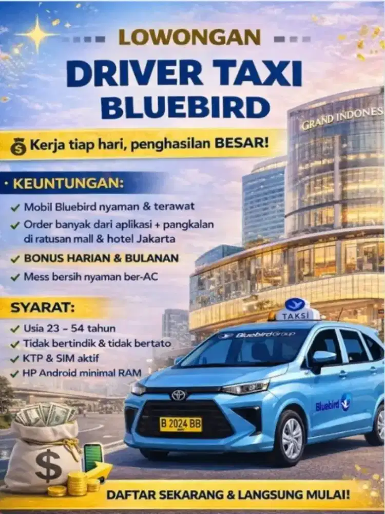 Loker driver taxsi bandara loksi jkrta barat cengkareng