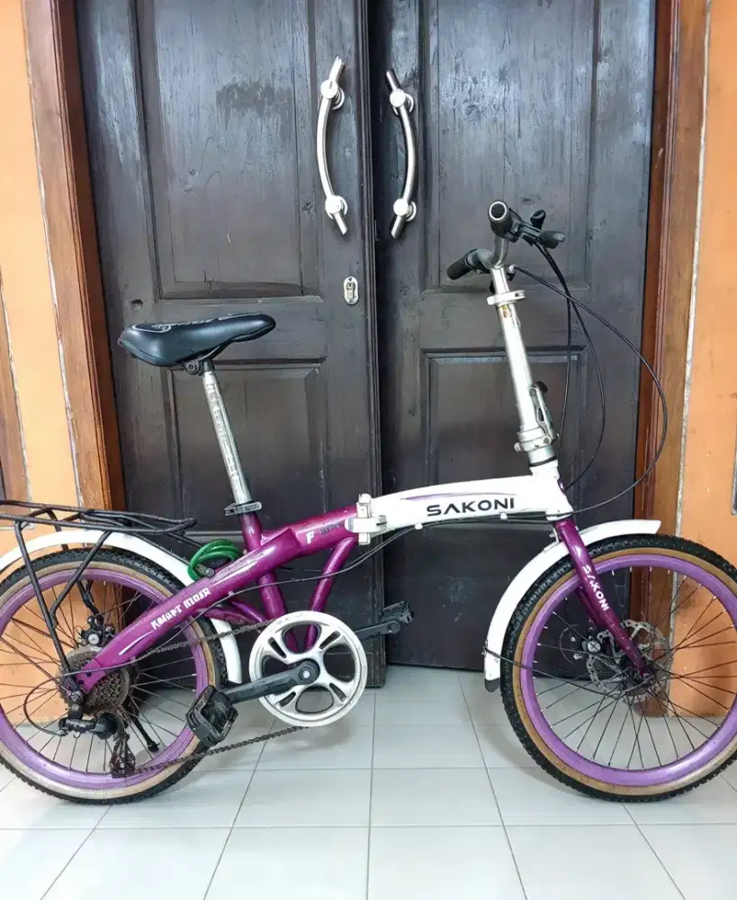 Speda lipat cakram depan belakang