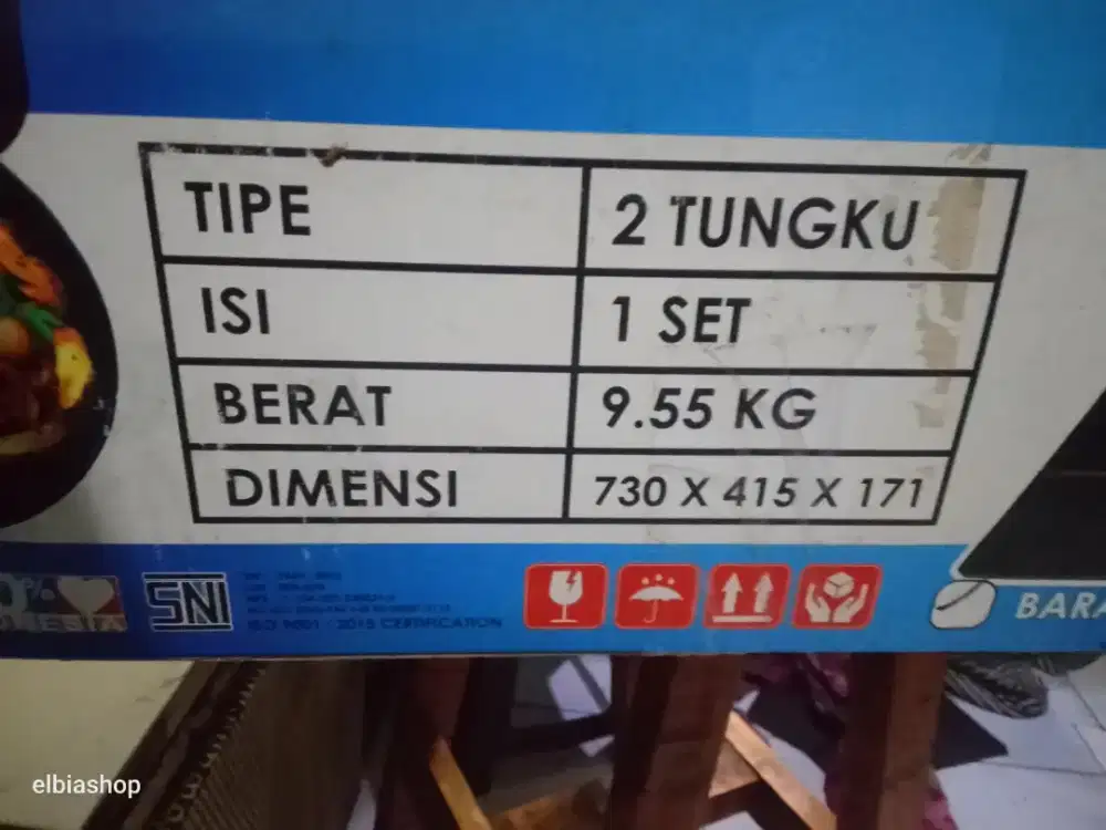 Di jual kompor gas tanam  2 tungku
