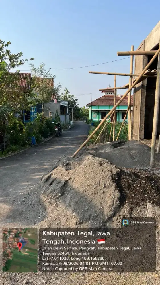 Tanah kavling murah Desa Depok, Kec.Pangkah
