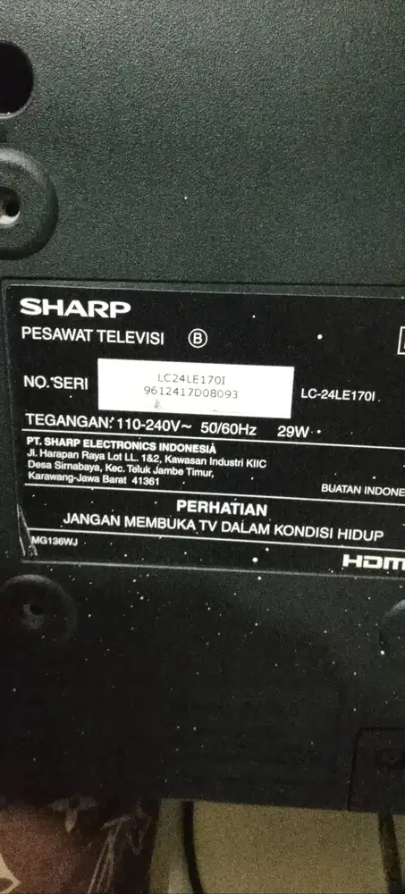 TV Sharp LC-24LE170I 24 inch