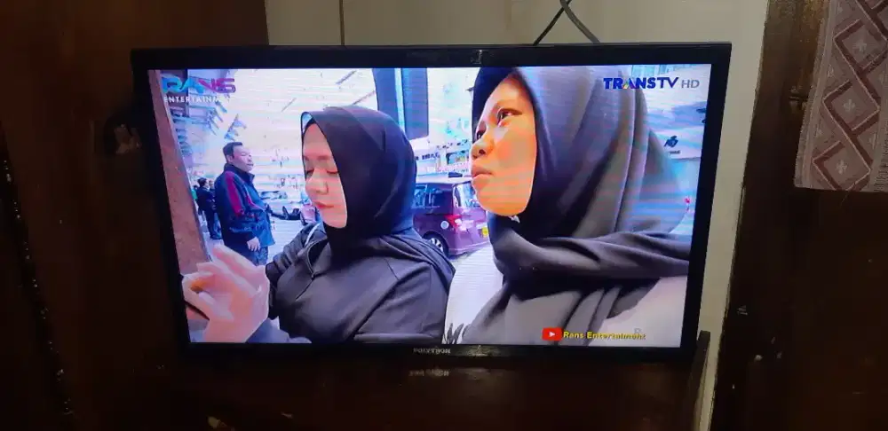 Tv Led 32 polytron PLD32D1850 & remot aja, dijual tanpa stb, analog