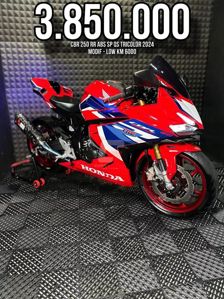 CBR 250 RR OR CBR 250RR ABS SP QS TRICOLOR 2024 MODIF LOW KM 6XXX