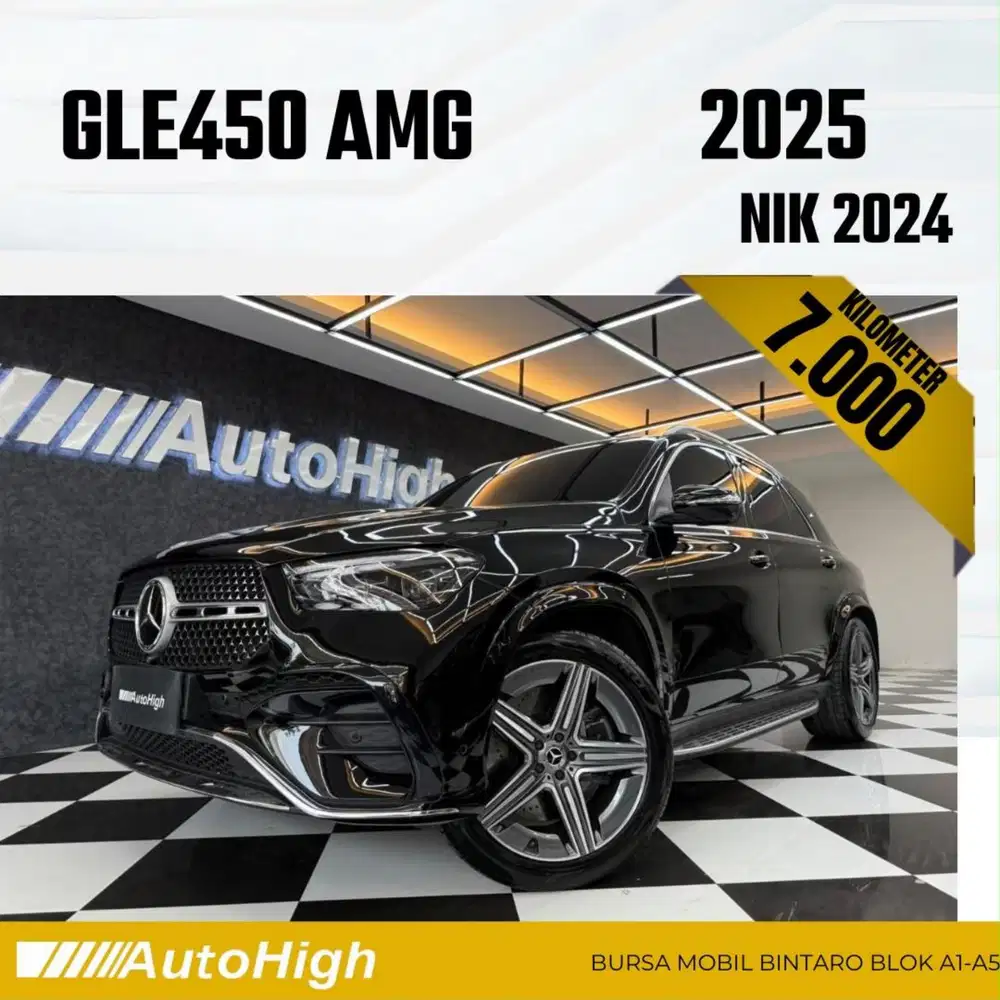 DP10% [Km7.000] GLE450 AMG 2024 Black /GLE 450 Reg 2025 #AUTOHIGH