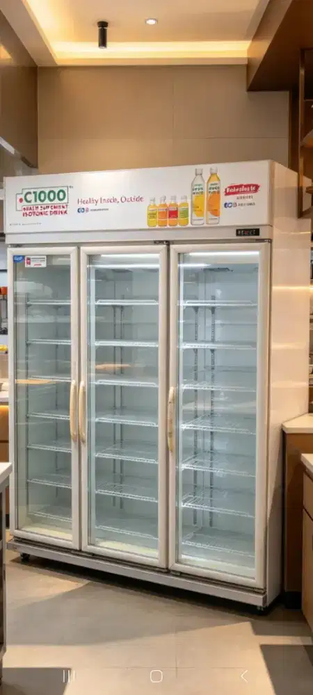 showcase 3 pintu 1500L
