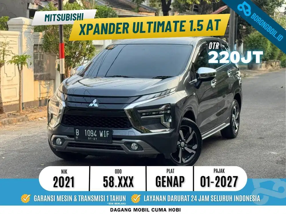 MITSUBISHI XPANDER ULTIMATE AT NIK 2021 PEMAKAIAN 2022