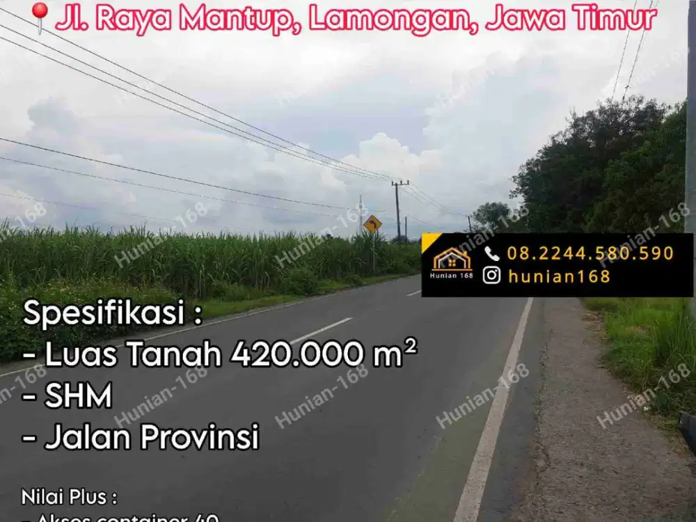 Gudang Tanah Industri Kavling Raya Provinsi Mantup Dawarblandong Lamongan Kemlagi Pabrik Mojokerto Bekas Developer Perumahan Ruko Rumah Komersial Komersil
