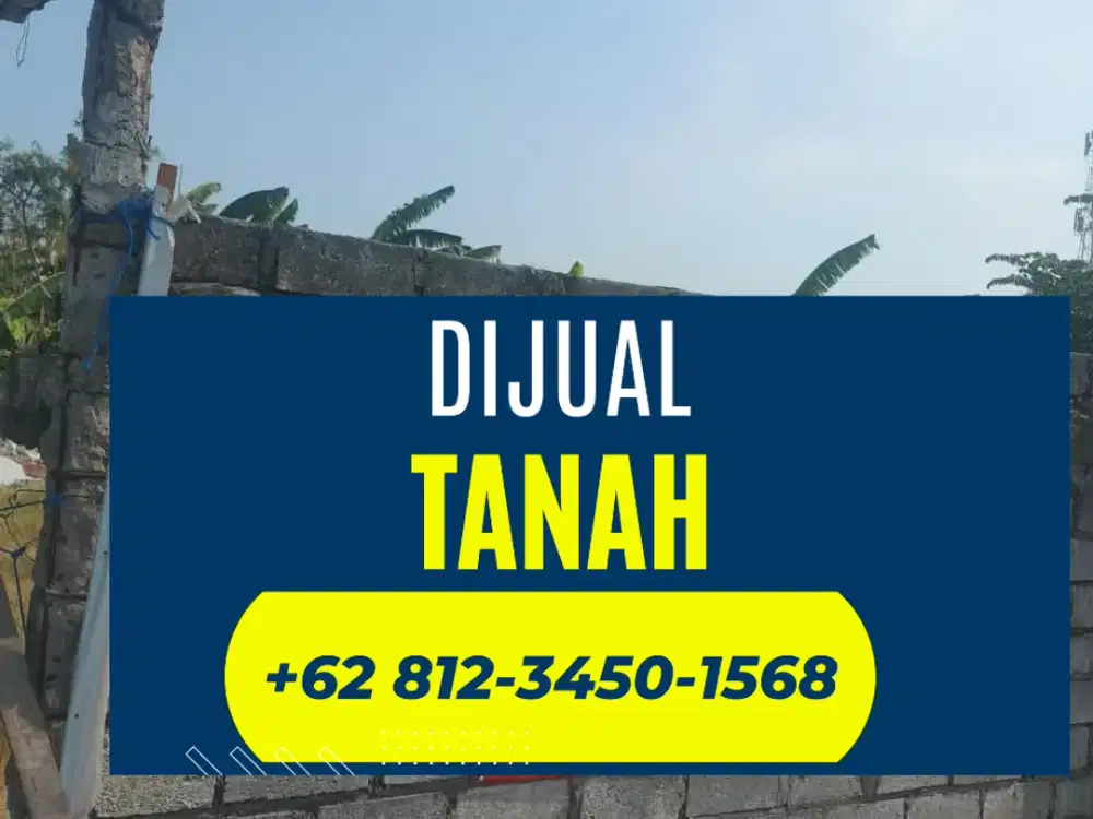 Tanah di jual