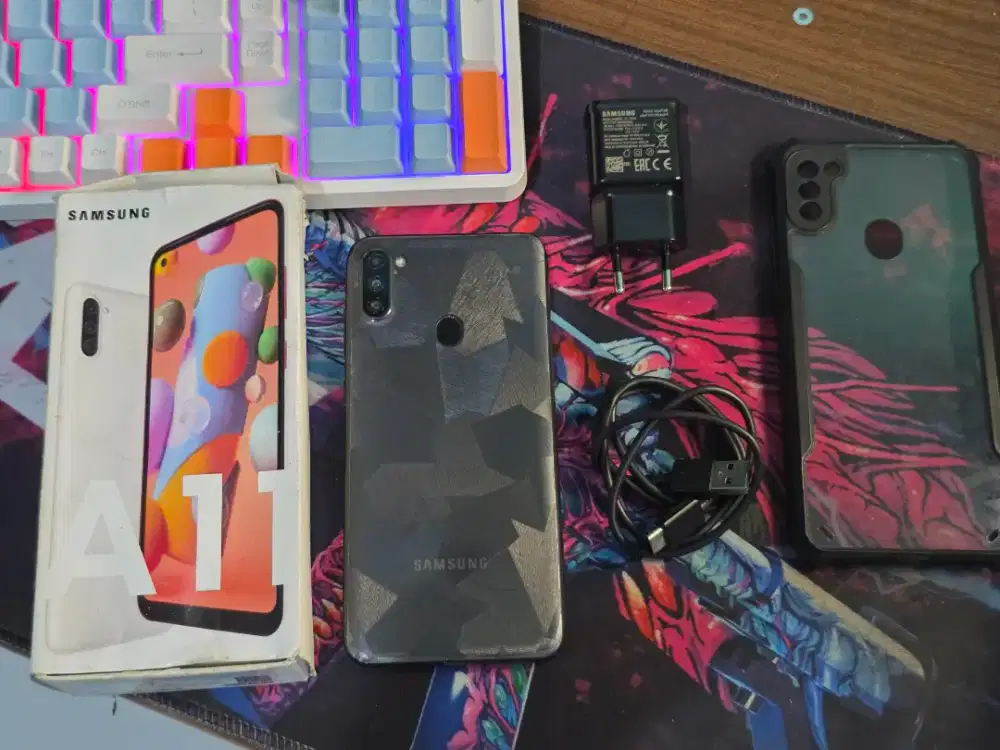 Samsung Galaxy A11 Ram 3GB/32GB Mulus 95% Fullset Sein