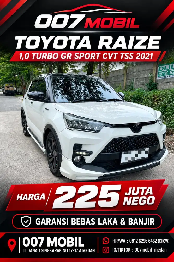 Toyota Raize 1,0 T GR Sport CVT TSS 2021, 2022, 2023 , Rocky , WRV
