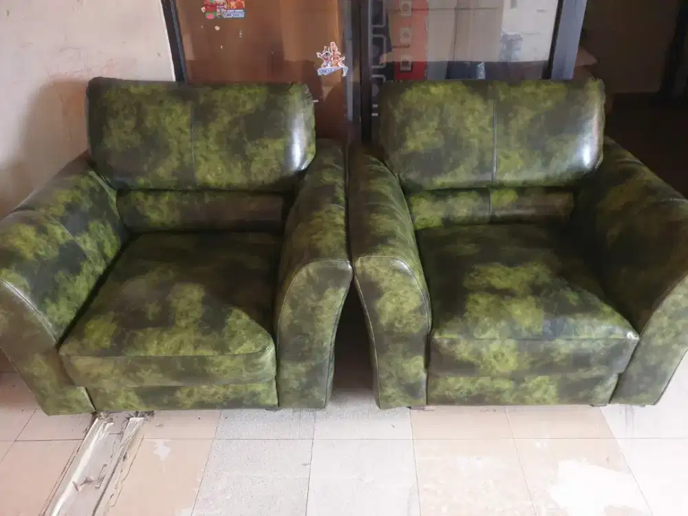 Sofa 1 shater bahan kulit