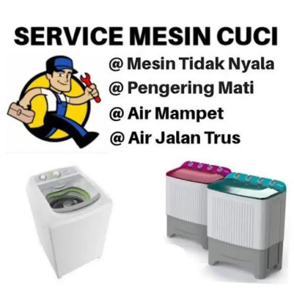 SERVICE MESIN CUCI & WATER HEATER