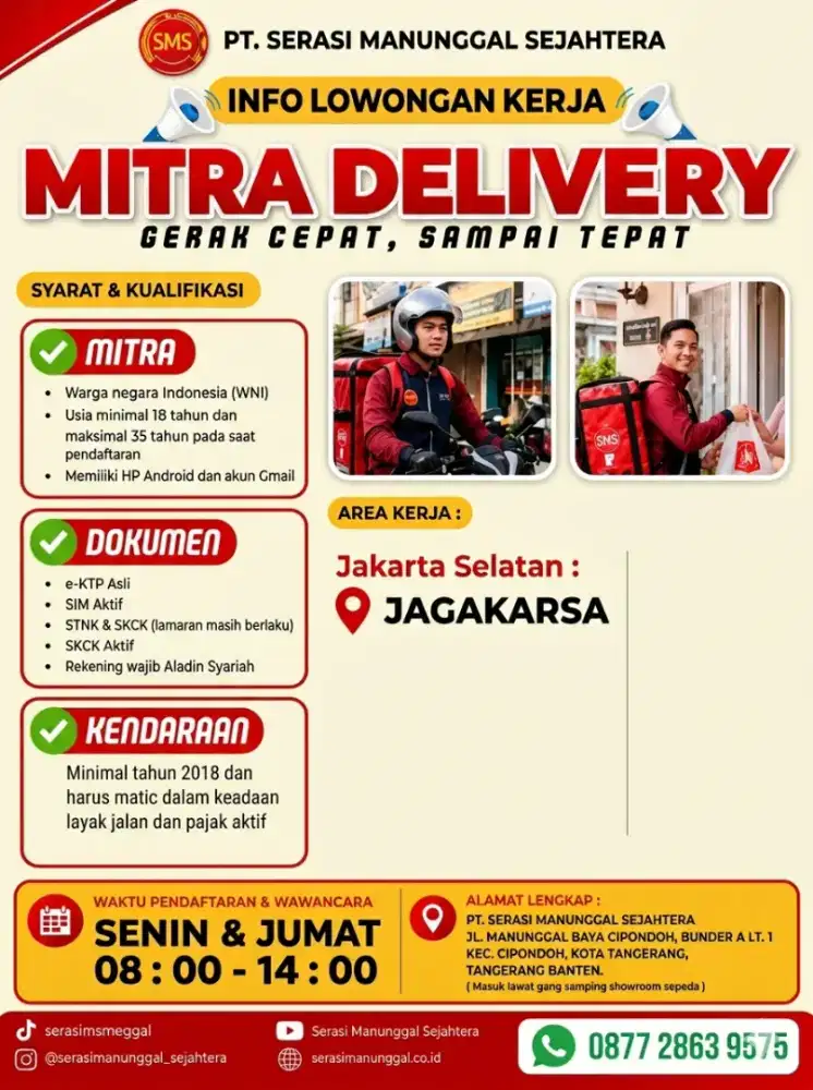 Lowongan Kerja Mitra Delivery Alfagift