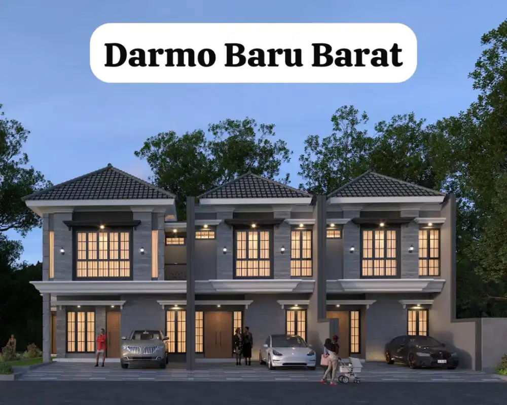 Rumah Baru Gress Darmo Baru Barat Surabaya Barat