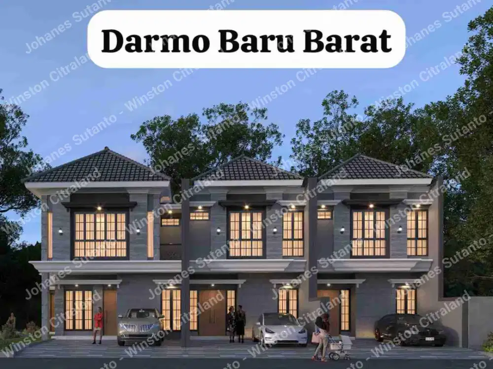 Rumah Baru Gress Jual Darmo Baru Barat Surabaya