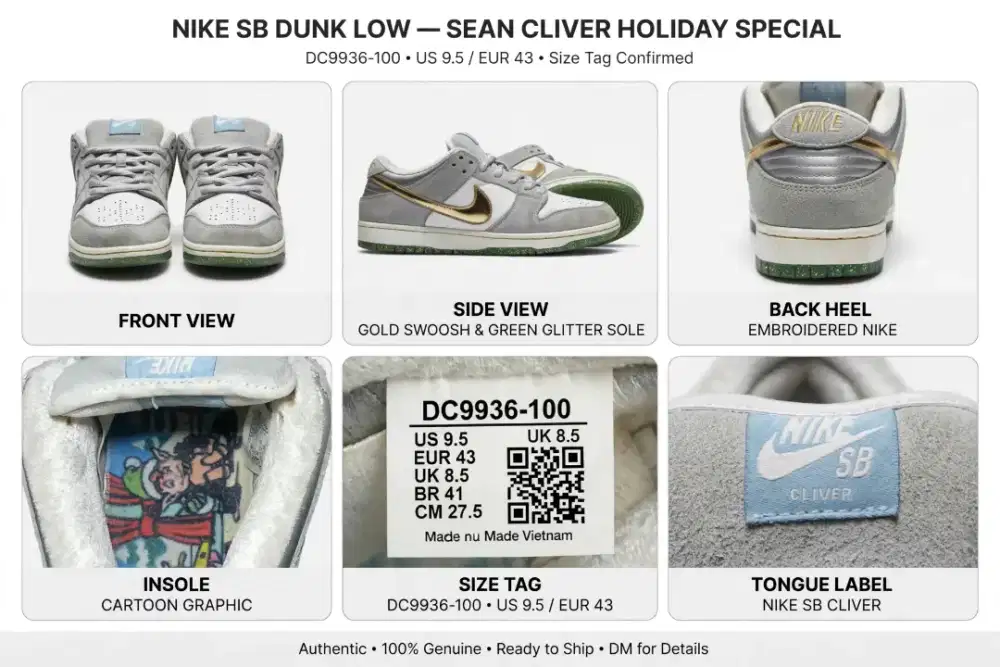 Nike SB Dunk Low Sean Cliver Holiday Special DC9936-100