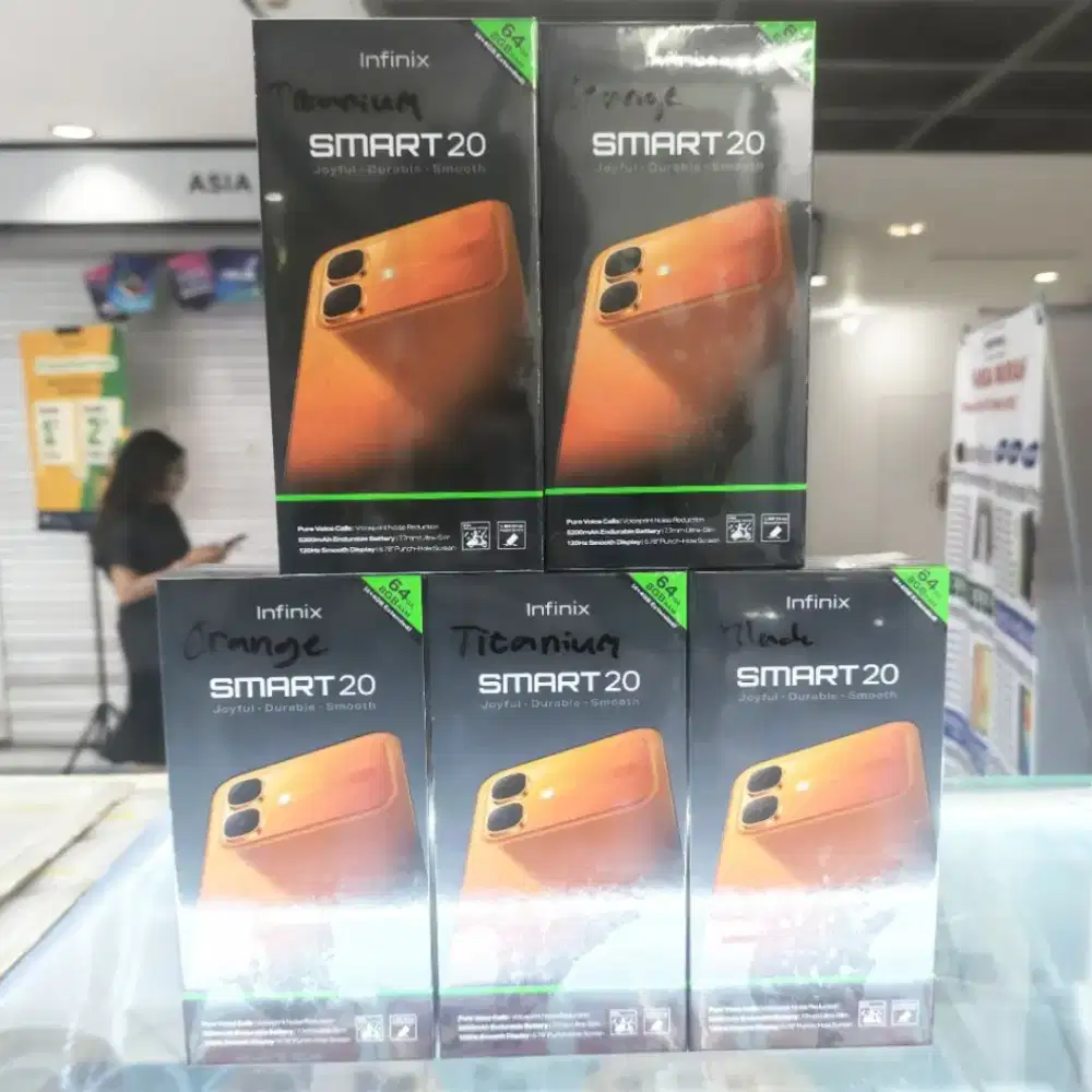 INFINIX SMART 20 4/128GB GARANSI RESMI 1 TAHUN