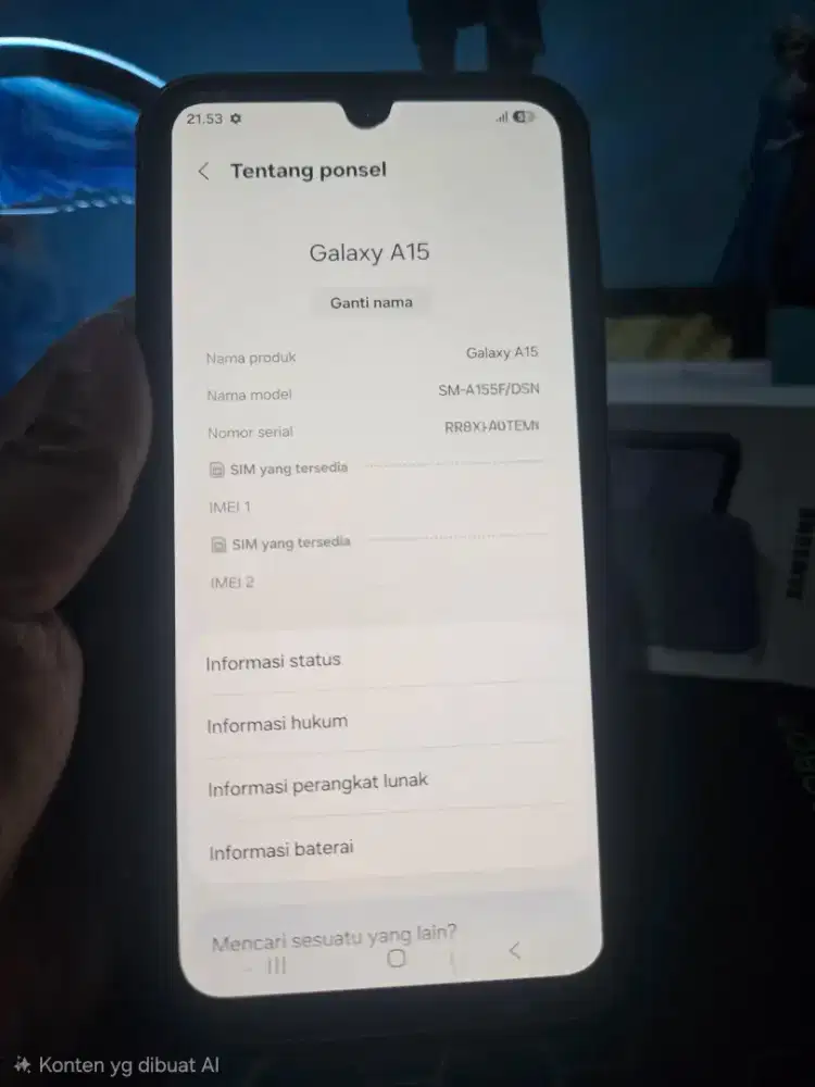 Jual Samsung A15 4G 8/256