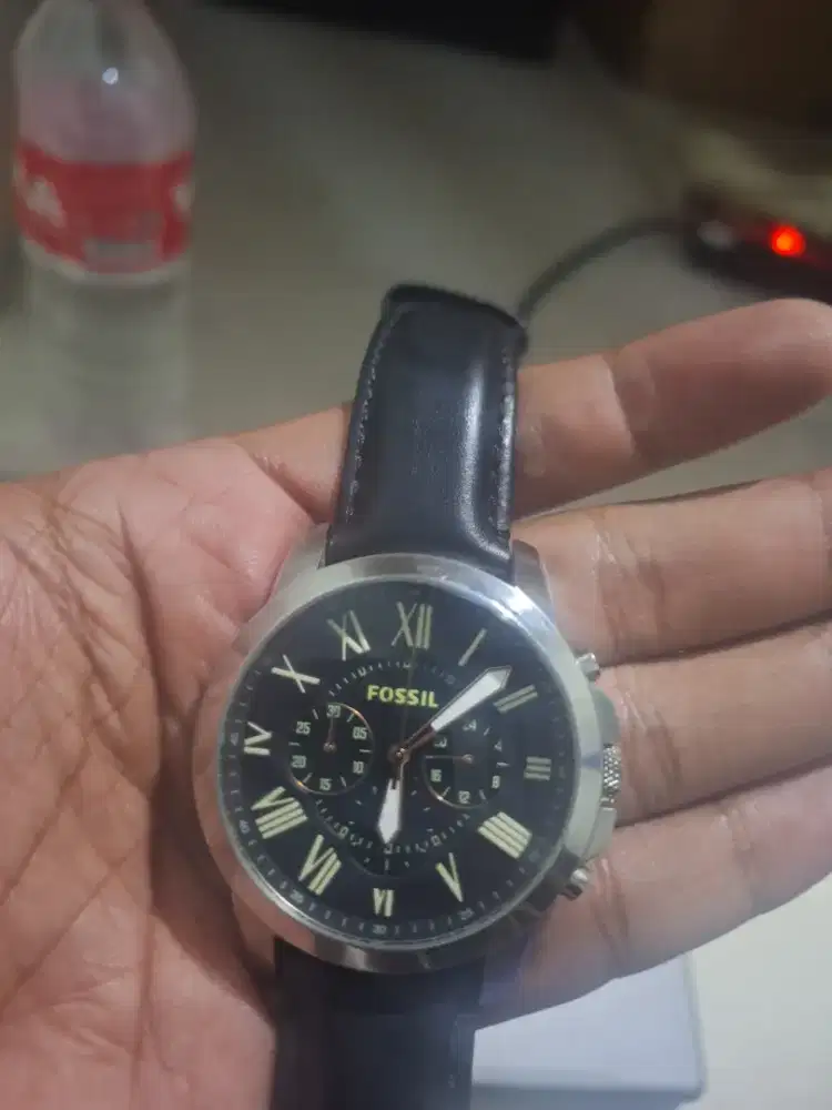 Jam Tangan Fossil Chronograph FS4812 Black