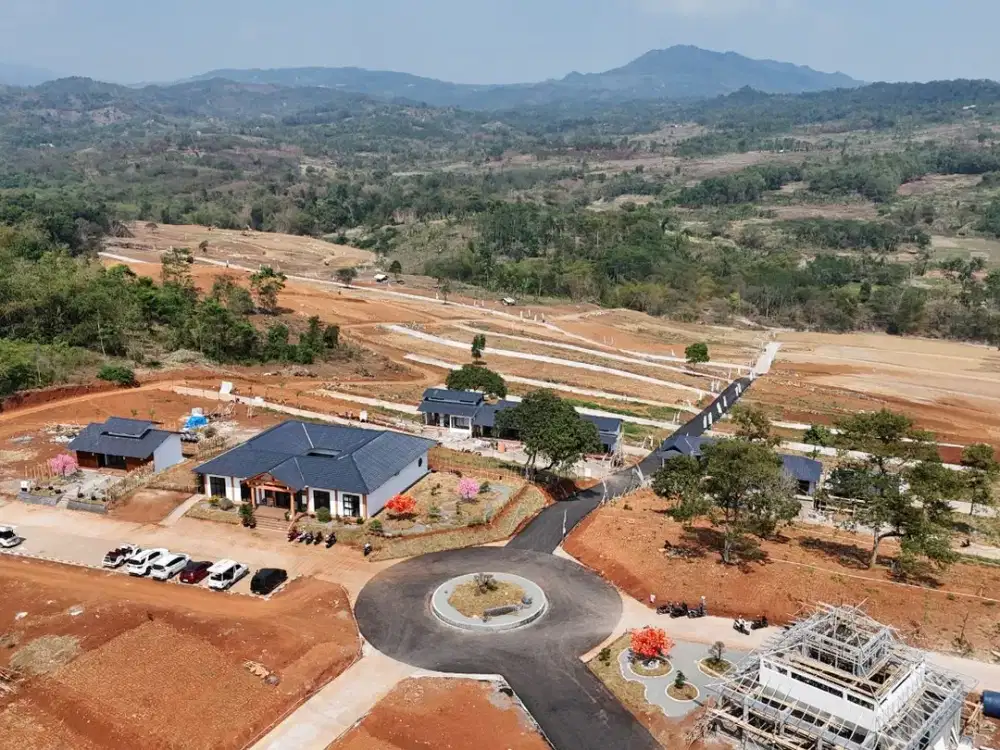 Tanah Kavling di Bogor Nempel Jalan Kabupaten Jalan Cor Beton dan Aspal Hotmix View Indah Legalitas Aman SHM Bisa Bangun Permanen dekat Depok Bekasi