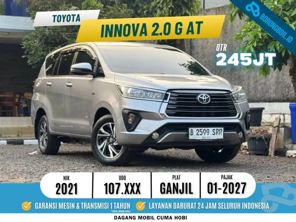 TDP 15 JUTA || Toyota Kijang Innova Reborn 2.0 G AT 2021