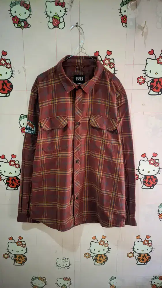 Kemeja Eiger original second bekas Size L