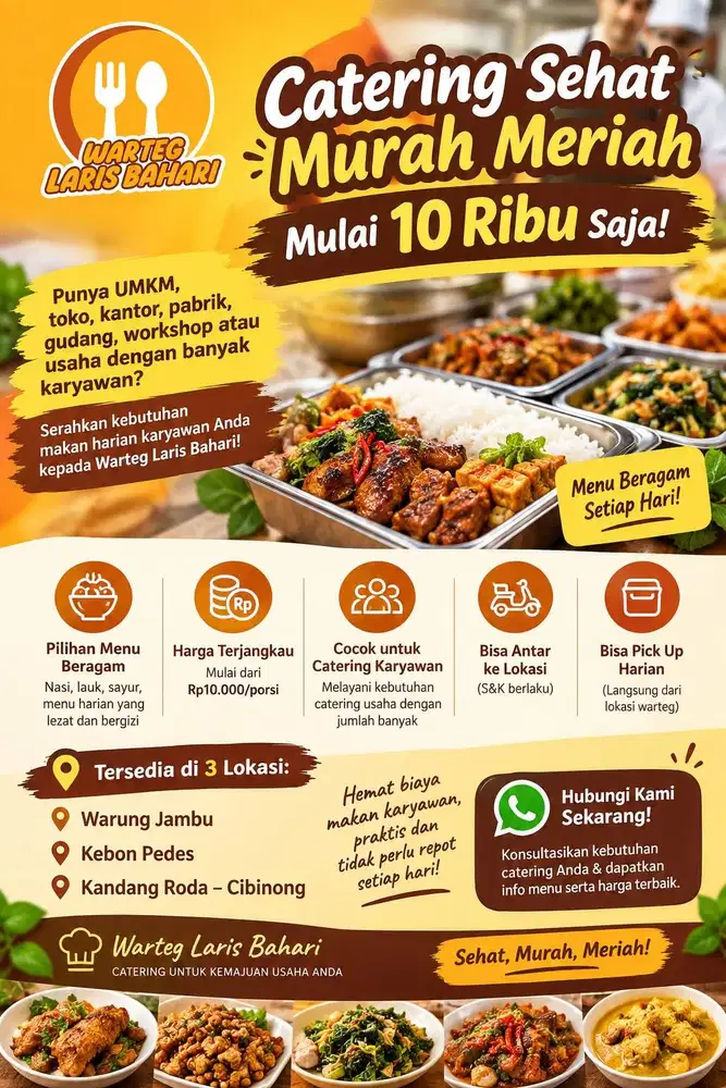 Catering Karyawan Katering Langganan Harian Sehat Murah Meriah 10 Ribu