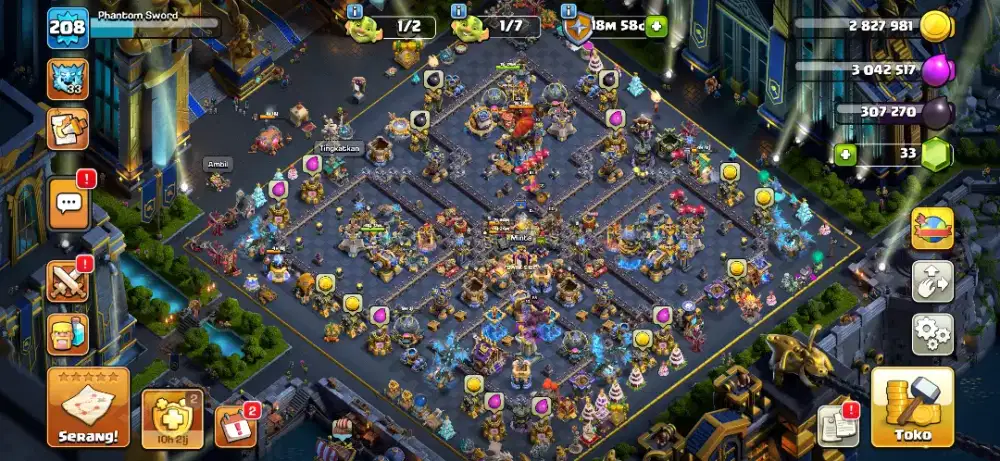 Akun Coc Th18 Hero Rata Kanan Max