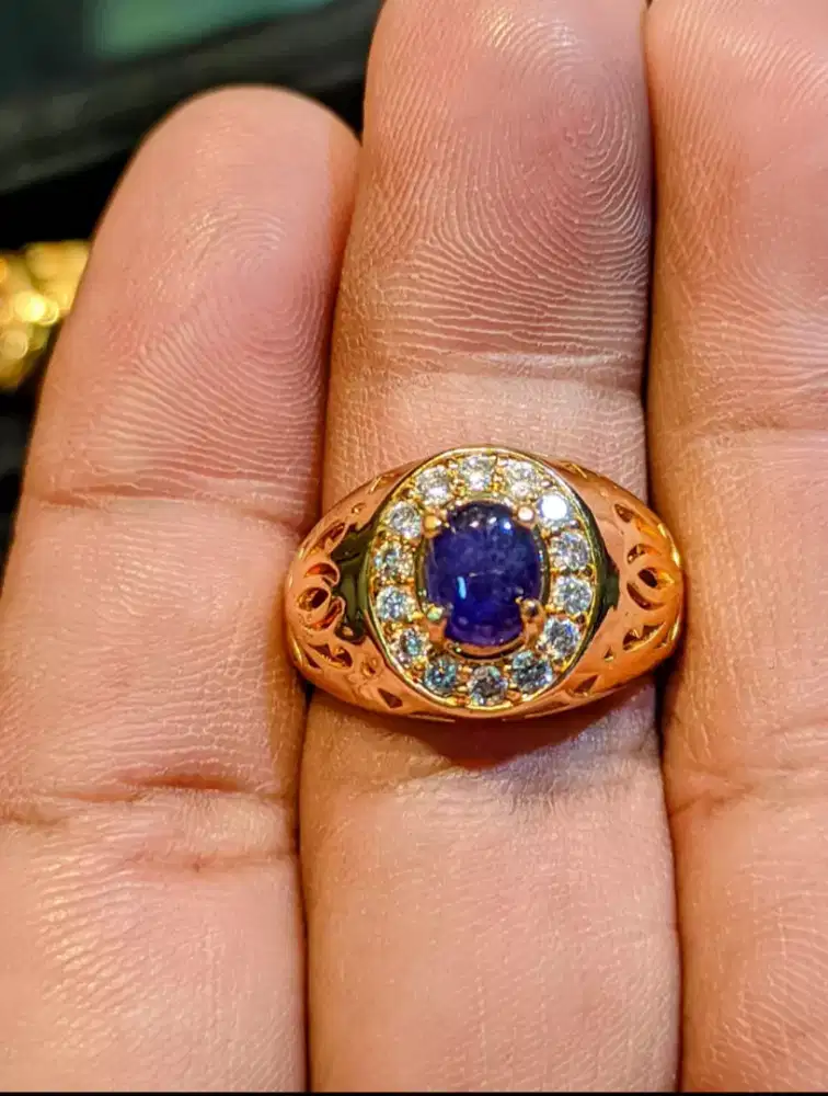 Batu Akik Blue Safir