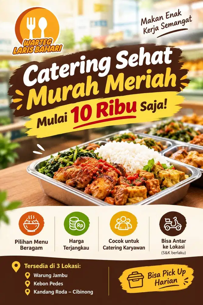 Catering Karyawan Katering Langganan Harian Sehat Murah Meriah 10 Ribu
