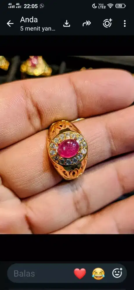 Batu Akik Ruby Gress