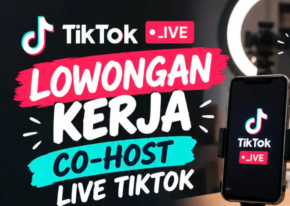Dicari Co-host Live Tiktok