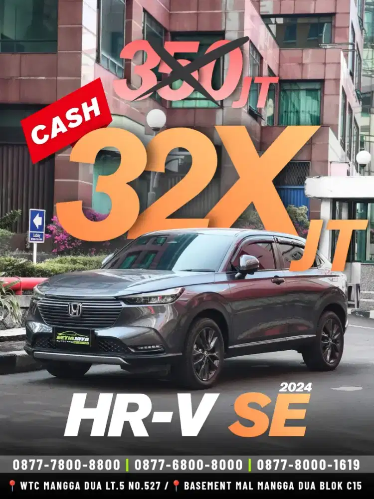 [BEKAS RASA BARU] [KM 10RB] HONDA HR-V HRV SE 2024