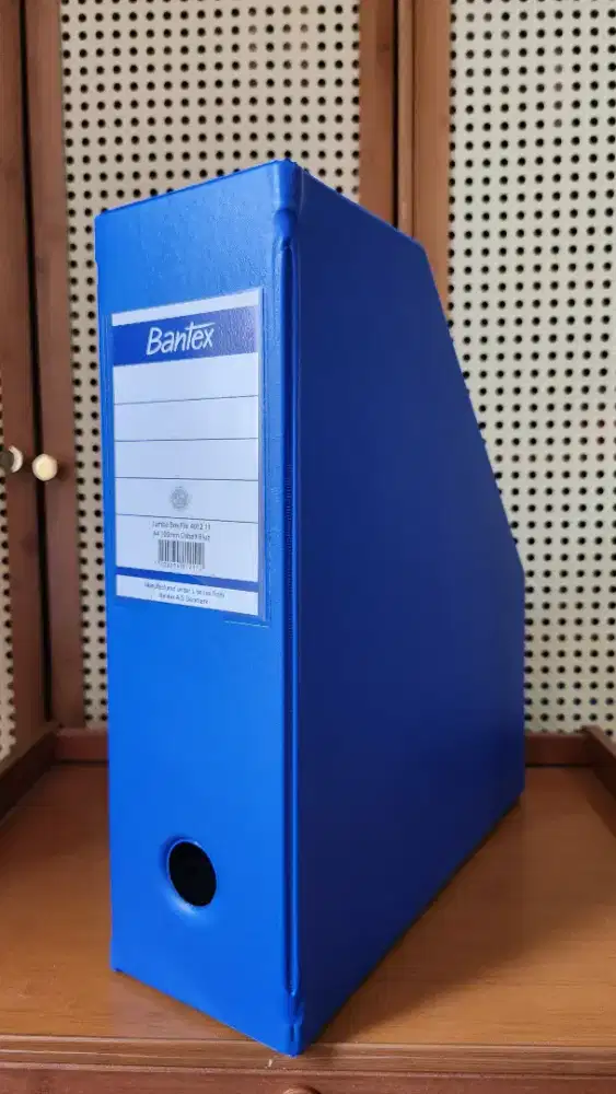 Bantex Jumbo Box File F4 / Kotak Arsip Dokumen - Biru