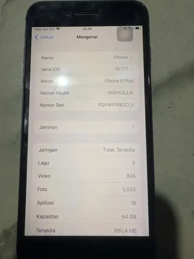 iphone 8 plus 64gb inter