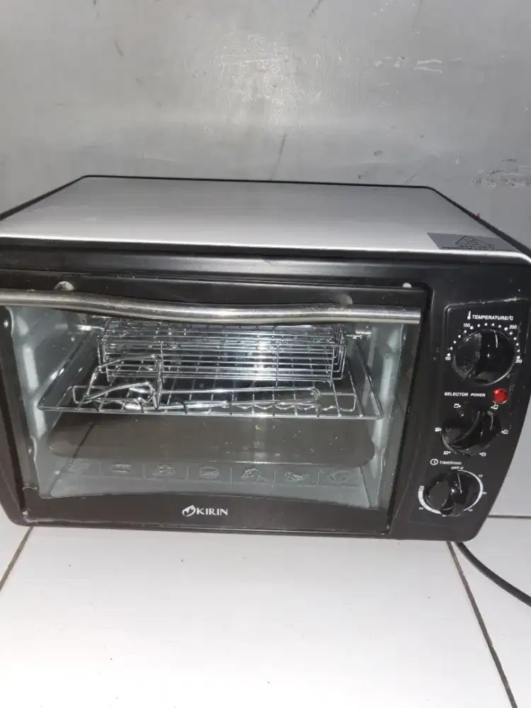 Oven belum pernah di pakai