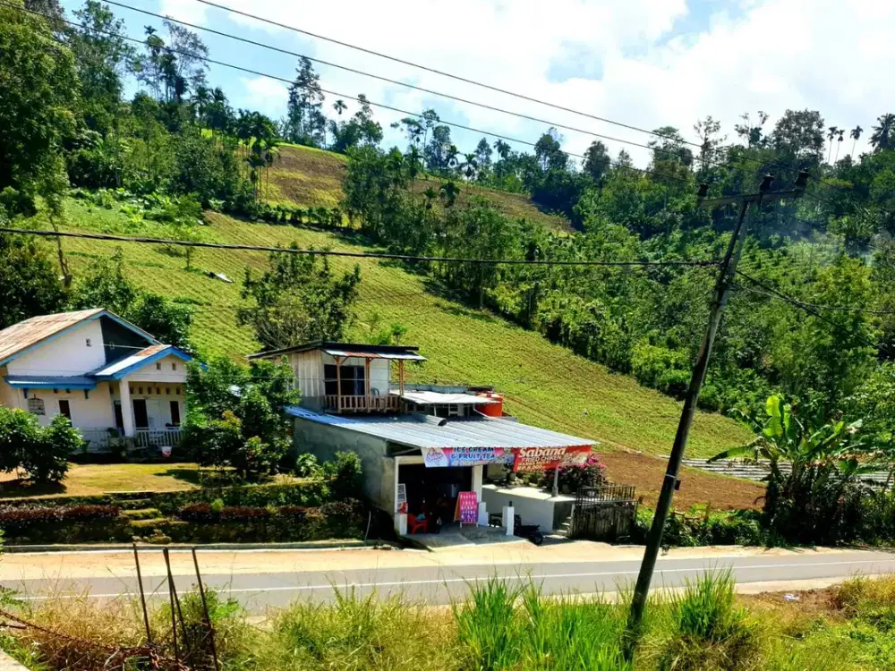 TANAH MURAH SISI JALAN UTAMA DEPAN WATER BOOM BERLIAN MUDA JALAN LUMBOK SEMINUNG SUKAU LAMPUNG BARAT